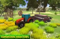 Farmer Tractor Harvesting Simulator Screen Shot 0