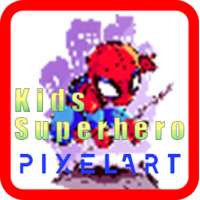 Kids Superhero - Pixel Art