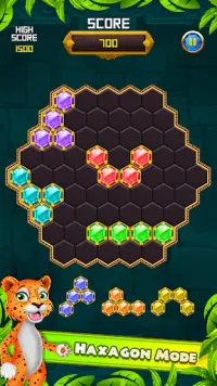 Jewels Jungle Treasure - Block Puzzle Hexa Screen Shot 3