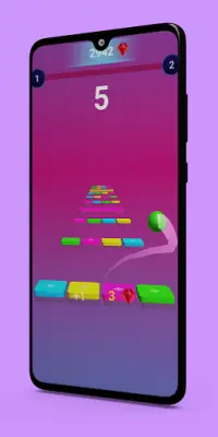 カラーホップタイル-ミュージックラッシュゲーム Screen Shot 4