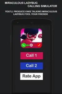 Miraculous Ladybug Calling Simulator Screen Shot 0