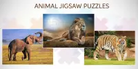 Animals Jigsaw Puzzles - Wild Animals Screen Shot 3