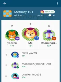 Memory 101 - Memory Game Screen Shot 13