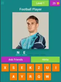 Guess The Football Player - The Football Quiz Game Screen Shot 5