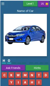 Indian Cars Quiz Game Screen Shot 0