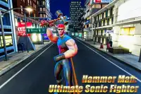 Hammer Man: Ultimate Sonic Fighter 2018 Screen Shot 3