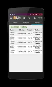 MobiMoney Free Mobile Recharge Screen Shot 2