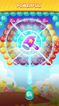 Bubble Shooter 2048 Ball: Shoot & Merge Puzzle Screen Shot 2