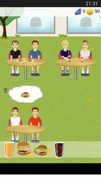 Burger Shop Game free Screen Shot 2