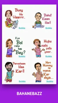 Hindi Stickers for WhatsApp - WAStickerApps Screen Shot 2