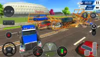 simulateur de camion de transporteur de voiture 19 Screen Shot 3