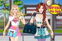 College Student Fashion Dress Up Game for girls Screen Shot 0