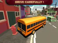 City School Bus Driving 2017: Parking Simulator 3D Screen Shot 9
