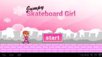 Jumpy Skateboard Girl Screen Shot 0