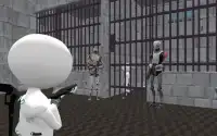 スティックマン拘禁施設：ロボット戦士の破壊 Screen Shot 15