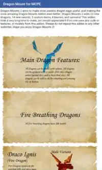 Mod Dragon Mount 2 para Minecraft PE Screen Shot 2