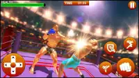 최고의 격투 게임 : 레슬링 게임 : 복싱 스타 Screen Shot 4