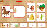 Animal Matching Puzzle for Kids-Name,Food,Home,Mom Screen Shot 17