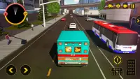 Pengiriman Pizza Futuristik Van: Food Truck Sims Screen Shot 7