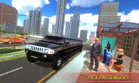 Limo Taxi Car Driving Simulator : Public Transport Screen Shot 1
