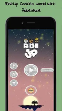 Cookie World Swirl - Rise Up Game Adventure Screen Shot 0