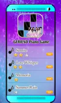 GFRIEND Piano Game Screen Shot 0