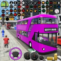 バスシミュレーターゲーム3d- バスドライビングシミュレ Screen Shot 2