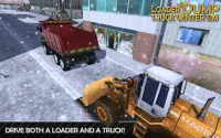 Loader & Dump Truck Winter SIM Screen Shot 3