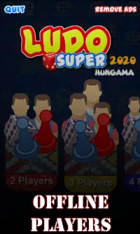 Ludo Offline Multiplayer super Hungama game 2020 Screen Shot 2