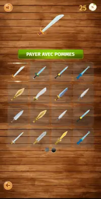 knife and apple game Screen Shot 7