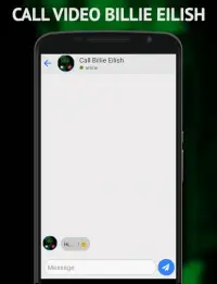 Call Video Billie Eilish - Fake Chat & Video Call Screen Shot 4