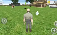 Rooster Thief Wild Rooster Run 3D – Angry Chicken Screen Shot 1