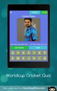 Worldcup Cricket Quiz Screen Shot 13