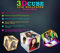 3D Cube Live Wallpaper Editor Screen Shot 8
