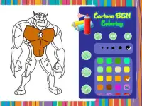 Cartoon Ben 10  - Free Coloring Book Screen Shot 5