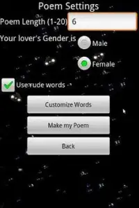 Love Poem Generator (Free) Screen Shot 1