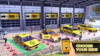 Pro Taxi Driving Sim 2018: Modern Cab Cruiser Game Screen Shot 6