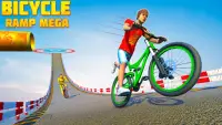 BMX Fahrrad Mega Ramp Adventure-Speed Stunts Screen Shot 0