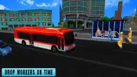 Employees Transport: Bus Simulator 3D Screen Shot 3