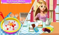 Long Hair Princess Ice Cream Maker Game Screen Shot 0