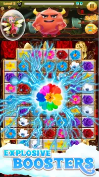 Flowers Blast - flower games Screen Shot 0