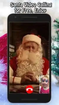 Video Call Santa Claus - Christmas Wish 🎅 Screen Shot 0