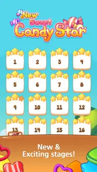 New Sweet Candy Star: Puzzle Master Screen Shot 1