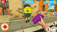 Sponge Family Neighbor 3: Scary Escape 3D Game Screen Shot 3