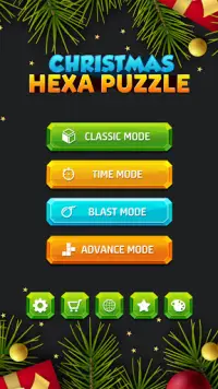 Christmas Block Hexa Puzzle: Drop classic hexagon Screen Shot 3