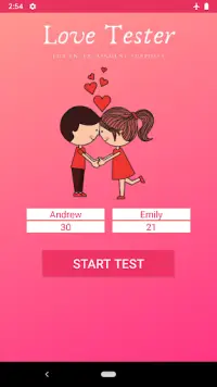 Love Tester : Love Test for Finding Love Calc Screen Shot 2