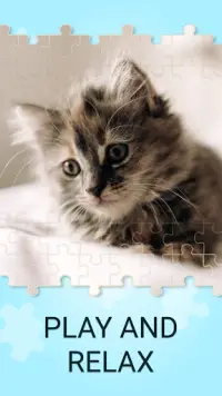 Cute Cats Jigsaw Puzzles Games Screen Shot 7