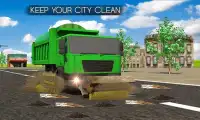 Sweeper Truck: City Roads Screen Shot 5