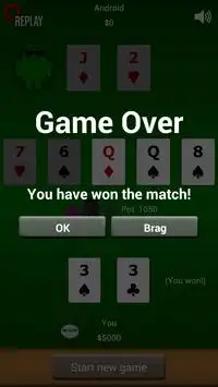 Poker Heads Up: Fixed Limit Screen Shot 5