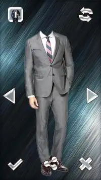 スタイリッシュな男性のスーツのフォトエディタ Screen Shot 3